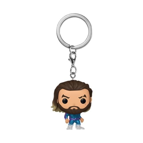 Funko Pop! Keychain: DC - Aquaman - Neuartiger Schlüsselanhänger - Vinyl-Minifigur Zum Sammeln - Strumpffüller - Geschenkidee - Offizielle Handelswaren - Movies Fans - Minifigur von Funko