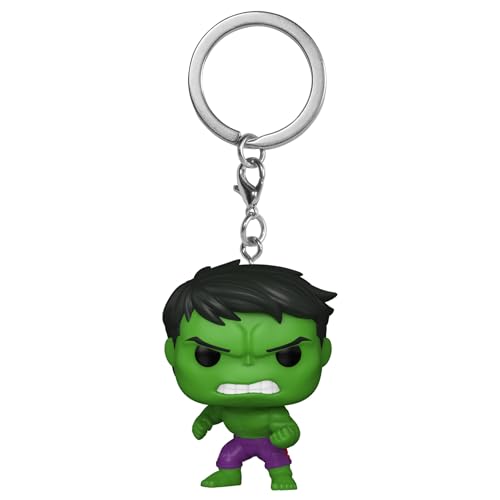 Funko Pop! Keychain: Marvel NC - Hulk - Marvel Comics - Neuartiger Schlüsselanhänger - Vinyl-Minifigur Zum Sammeln - Strumpffüller - Geschenkidee - Offizielle Handelswaren - Comic Books Fans von Funko