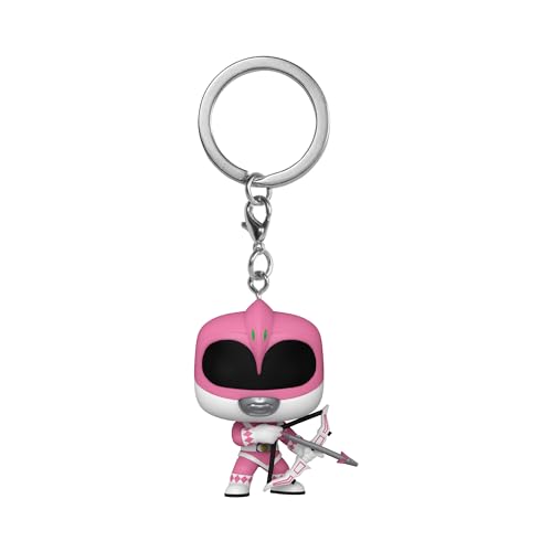 Funko Pop! Keychain: Mighty Morphin Power Rangers 30th - Pink Ranger - Power Rangers TV - Neuartiger Schlüsselanhänger - Vinyl-Minifigur Zum Sammeln - Strumpffüller - Geschenkidee - TV Fans von Funko