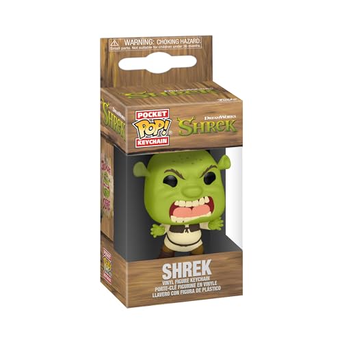 Funko Pop! Keychain: Shrek Dream Works 30th - Scary Shrek - Neuartiger Schlüsselanhänger - Vinyl-Minifigur Zum Sammeln - Strumpffüller - Geschenkidee - Offizielle Handelswaren - Movies Fans von Funko