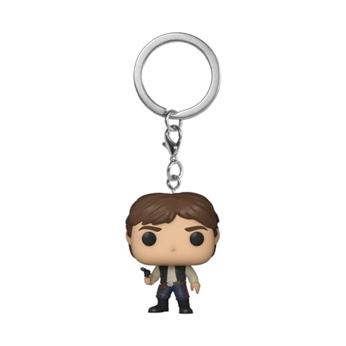 Funko Pop! Keychain: Star Wars - Han Solo - Neuartiger Schlüsselanhänger - Vinyl-Minifigur Zum Sammeln - Strumpffüller - Geschenkidee - Offizielle Handelswaren - Movies Fans - Minifigur von Funko