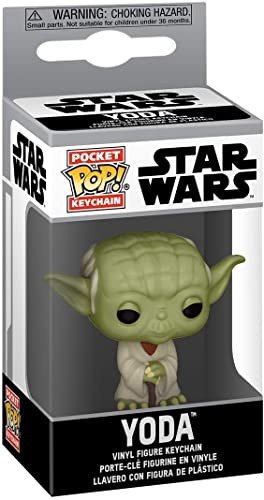 Funko Pop! Keychain: Star Wars - Yoda - Neuartiger Schlüsselanhänger - Vinyl-Minifigur Zum Sammeln - Strumpffüller - Geschenkidee - Offizielle Handelswaren - Movies Fans - Minifigur von Funko