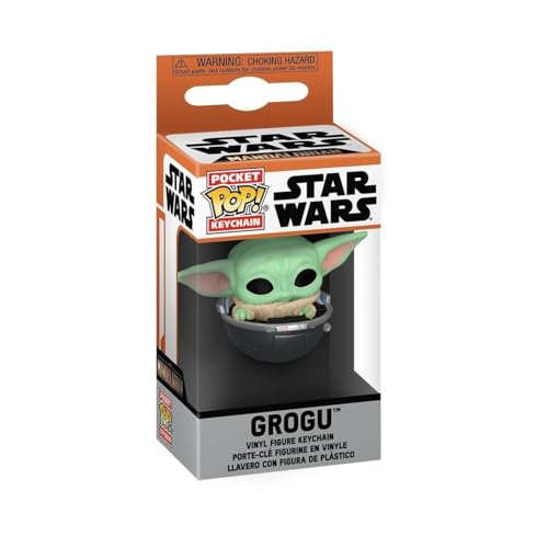 Funko Pop! Keychain: Star Wars: The Mandalorian S9 - Grogu (The Child, Baby Yoda) - Neuartiger Schlüsselanhänger - Vinyl-Minifigur Zum Sammeln - Strumpffüller - Geschenkidee - Offizielle Handelswaren von Funko