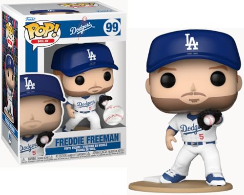 Funko Pop! MLB: Dodgers - Freddie Freeman - Vinyl-Sammelfigur - Geschenkidee - Offizielle Handelswaren - Spielzeug Für Kinder und Erwachsene - Sports Fans - Modellfigur Für Sammler und Display von Funko