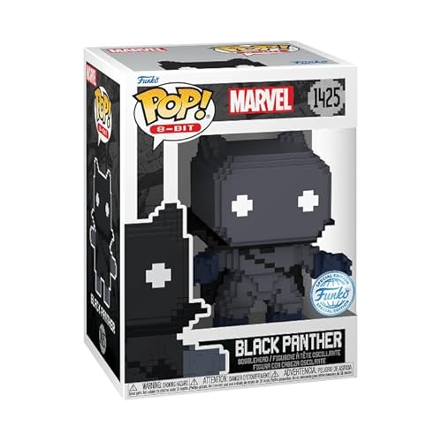 Funko Pop! Marvel: 8-Bit - Black Panther - Marvel Comics - Vinyl-Sammelfigur - Geschenkidee - Offizielle Handelswaren - Spielzeug Für Kinder und Erwachsene - Comic Books Fans von Funko