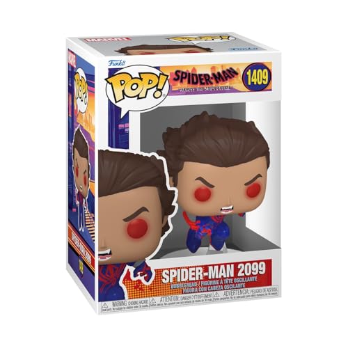 Funko Pop! Marvel: Spider-Man Across The Spider-Verse - SM2099-2099 - Unmaskiert - Spiderman Into The Spiderverse 2 - Vinyl-Sammelfigur - Geschenkidee - Offizielle Handelswaren - Movies Fans von Funko