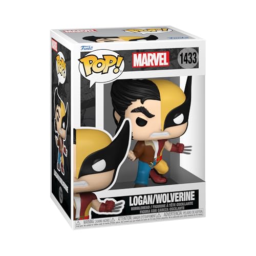 Funko Pop! Marvel: Split - Wolverine/Logan​ - Marvel Comics - Vinyl-Sammelfigur - Geschenkidee - Offizielle Handelswaren - Spielzeug Für Kinder und Erwachsene - Comic Books Fans von Funko