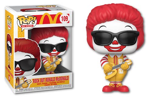 Funko Pop! McDonalds Rock Out Ronald - Rockstar Nugget - McDonald's - Vinyl-Sammelfigur - Geschenkidee - Offizielle Handelswaren - Spielzeug Für Kinder und Erwachsene - Ad Icons Fans von Funko