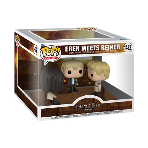 Funko Pop! Moment: AOT - Eren Jaeger Meets Reiner - Attack On Titan - Vinyl-Sammelfigur - Geschenkidee - Offizielle Handelswaren - Spielzeug Für Kinder und Erwachsene - Anime Fans von Funko