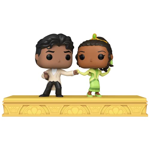 Funko Pop! Moment: Disney 100 - Princess Tiana & Naveen - Vinyl-Sammelfigur - Geschenkidee - Offizielle Handelswaren - Spielzeug Für Kinder und Erwachsene - Modellfigur Für Sammler und Display von Funko