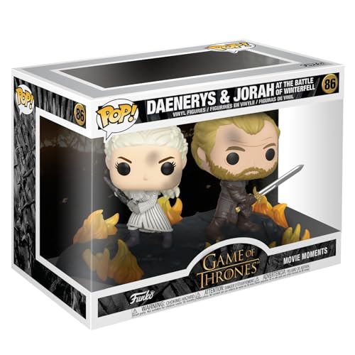 Funko Pop! Moment: Game of Thrones-Daenerys Targaryen & Jorah B2B mit Swords - Vinyl-Sammelfigur - Geschenkidee - Offizielle Handelswaren - Spielzeug Für Kinder und Erwachsene - TV Fans von Funko