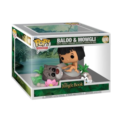 Funko Pop! Moment: TJB – Baloo Bear & Mowgli​ - Jungle Book - Vinyl-Sammelfigur - Geschenkidee - Offizielle Handelswaren - Spielzeug Für Kinder und Erwachsene - Movies Fans - Modellfigur Für Sammler von Funko