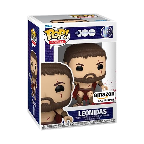 Funko Pop! Movies: 300- Leonidas - Blutig - 300 The Movie - Amazon-Exklusiv - Vinyl-Sammelfigur - Geschenkidee - Offizielle Handelswaren - Spielzeug Für Kinder und Erwachsene - Movies Fans von Funko