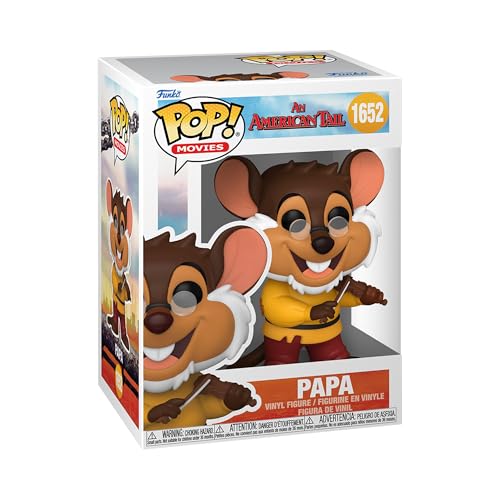 Funko Pop! Movies: American Tail – Papa Mousekewitz ​ - an American Tail - Vinyl-Sammelfigur - Geschenkidee - Offizielle Handelswaren - Spielzeug Für Kinder und Erwachsene - Movies Fans von Funko