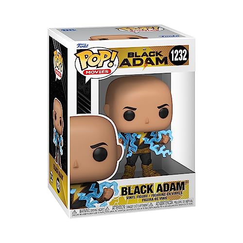 Funko POP! Movies: DC - Black Adam with Lightening Chest - 1/6 Quote Für Seltene Chase-Variantease - Vinyl-Sammelfigur - Geschenkidee - Offizielle Handelswaren - Movies Fans von Funko