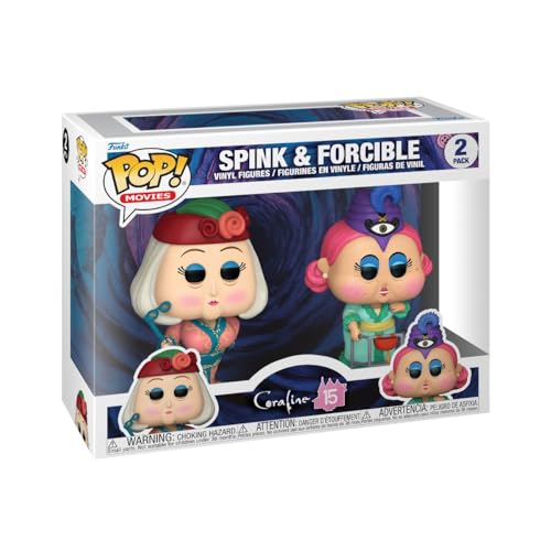 Funko Pop! Movies: Coraline 15th - Spink & Miss Forcible 2PK - Vinyl-Sammelfigur - Geschenkidee - Offizielle Handelswaren - Spielzeug Für Kinder und Erwachsene - Movies Fans - Modellfigur Für Sammler von Funko