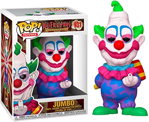 Funko Pop! Movies: Killer Klowns from Outer Space-Jumbo - Vinyl-Sammelfigur - Geschenkidee - Offizielle Handelswaren - Spielzeug Für Kinder und Erwachsene - Movies Fans - Modellfigur Für Sammler von Funko