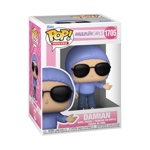 Funko Pop! Movies: Mean Girls – Damien - Keychain - Neuartiger Schlüsselanhänger - Vinyl-Minifigur Zum Sammeln - Strumpffüller - Geschenkidee - Offizielle Handelswaren - Movies Fans - Minifigur von Funko