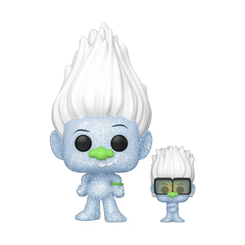 Funko Pop! Movies: Trolls World Tour-Hip Hop Guy Diamond Hop Guy - (Diamond Glitter) mit Tiny - Vinyl-Sammelfigur - Geschenkidee - Offizielle Handelswaren - Spielzeug Für Kinder und Erwachsene von Funko