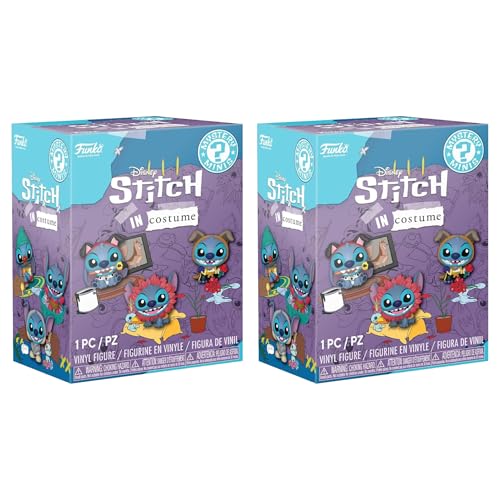 Funko Pop! Mystery Minis: Disney Stitch in Costume - 2-Pack Random Figures | Cute Blind Box Collectible Vinyl Funko Pop! Mystery Minis: Disney Stitch in Costume - 2-Pack Random Figures | Cute Blind Box Collectible Vinyl von Funko