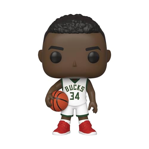 Funko Pop! NBA: Bucks-Giannis Antetokounmpo - Vinyl-Sammelfigur - Geschenkidee - Offizielle Handelswaren - Spielzeug Für Kinder und Erwachsene - Sports Fans - Modellfigur Für Sammler und Display von Funko