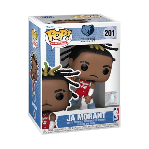 Funko Pop! NBA: Grizzlies - Ja Morant - (City Edition 24) - Vinyl-Sammelfigur - Geschenkidee - Offizielle Handelswaren - Spielzeug Für Kinder und Erwachsene - Sports Fans - Modellfigur Für Sammler von Funko