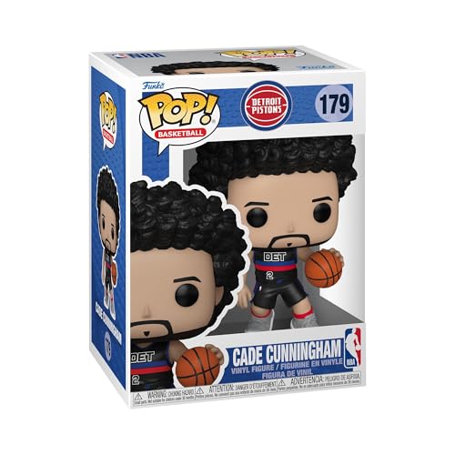 Funko Pop! NBA: Pistons - Cade Cunningham - Vinyl-Sammelfigur - Geschenkidee - Offizielle Handelswaren - Spielzeug Für Kinder und Erwachsene - Sports Fans - Modellfigur Für Sammler und Display von Funko