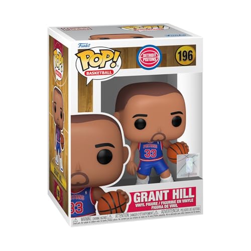 Funko Pop! NBA: Pistons - RS - Grant Hill - NBA Legends - Vinyl-Sammelfigur - Geschenkidee - Offizielle Handelswaren - Spielzeug Für Kinder und Erwachsene - Sports Fans - Modellfigur Für Sammler von Funko