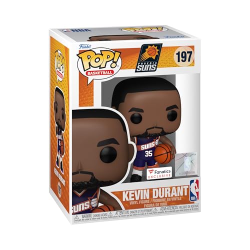 Funko Pop! NBA: Suns - Kevin Durant - (Icon Edition) - Vinyl-Sammelfigur - Geschenkidee - Offizielle Handelswaren - Spielzeug Für Kinder und Erwachsene - Sports Fans - Modellfigur Für Sammler von Funko