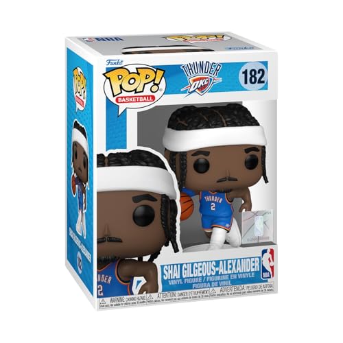 Funko Pop! NBA: Thunder - Shai Gilgeous-Alexander Gilgeous - Alexander - Vinyl-Sammelfigur - Geschenkidee - Offizielle Handelswaren - Spielzeug Für Kinder und Erwachsene - Sports Fans von Funko