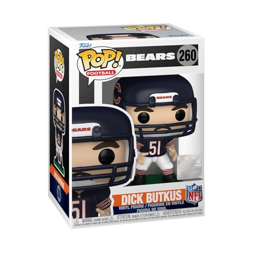 Funko Pop! NFL: Bears - Dick Butkus - NFL Legends - Vinyl-Sammelfigur - Geschenkidee - Offizielle Handelswaren - Spielzeug Für Kinder und Erwachsene - Sports Fans - Modellfigur Für Sammler von Funko