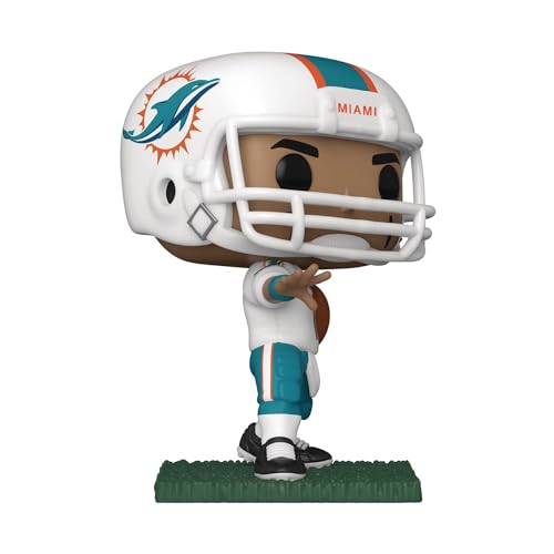 Funko Pop! NFL: Dolphins - Tua Tagovailoa - (Home Uniform) - Vinyl-Sammelfigur - Geschenkidee - Offizielle Handelswaren - Spielzeug Für Kinder und Erwachsene - Sports Fans - Modellfigur Für Sammler von Funko