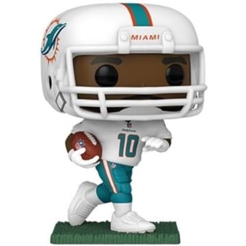 Funko Pop! NFL: Dolphins - Tyreek Hill - Vinyl-Sammelfigur - Geschenkidee - Offizielle Handelswaren - Spielzeug Für Kinder und Erwachsene - Sports Fans - Modellfigur Für Sammler und Display von Funko