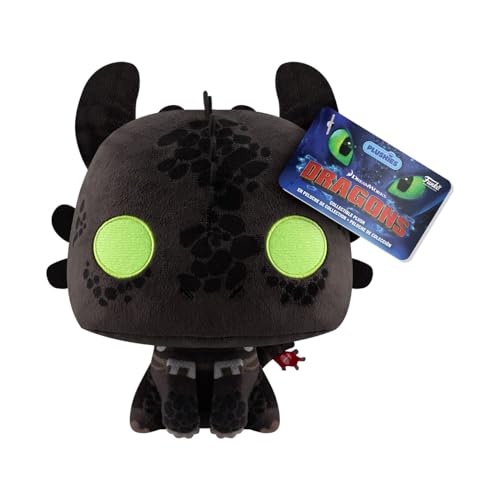 Funko Pop! Plush: HTTYD – Toothless - () - How to Train Your Dragon - Plüschtier - Geschenkidee Zum Geburtstag - Offizielle Handelswaren - Gefüllt Plüschtiere Für Kinder und Erwachsene von Funko