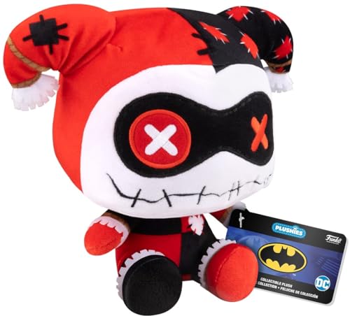 Funko Pop! Plush: Patchwork – Harley Quinn​ (7") - DC Comics - Plüschtier - Geschenkidee Zum Geburtstag - Offizielle Handelswaren - Gefüllt Plüschtiere Für Kinder und Erwachsene von Funko