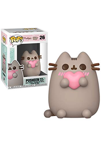 Funko Pop! Pusheen mit Heart Collectible Toy - Vinyl-Sammelfigur - Geschenkidee - Offizielle Handelswaren - Spielzeug Für Kinder und Erwachsene - Comic Books Fans - Modellfigur Für Sammler von Funko