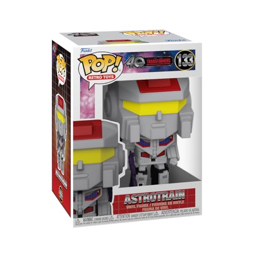 Funko Pop! Retro Toys: Transformers G1- Astrotrain - Transformers Classic - Vinyl-Sammelfigur - Geschenkidee - Offizielle Handelswaren - Spielzeug Für Kinder und Erwachsene - TV Fans von Funko