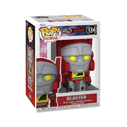 Funko Pop! Retro Toys: Transformers G1- Blaster - Transformers Classic - Vinyl-Sammelfigur - Geschenkidee - Offizielle Handelswaren - Spielzeug Für Kinder und Erwachsene - TV Fans von Funko