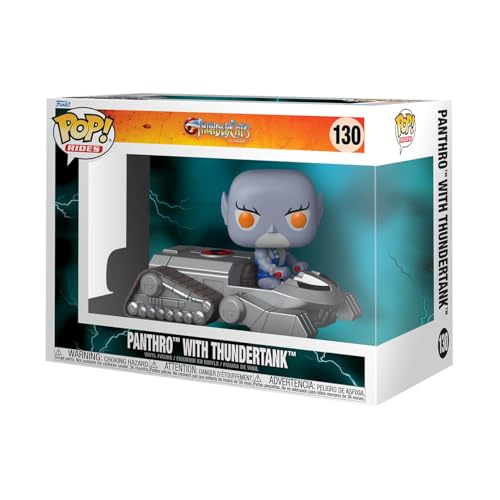 Funko Pop! Rides: TC - Panthro mit Thundertank - Thundercats- Vinyl-Sammelfigur - Geschenkidee - Offizielle Handelswaren - Spielzeug Für Kinder und Erwachsene - TV Fans von Funko