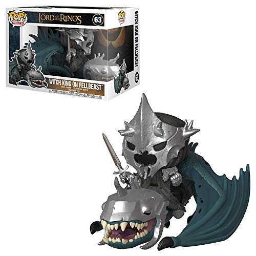 Funko Pop! Rides: The Lord Witch-King of Agmar The Rings : Witch King mit Fellbeast - Lord of The Rings - Vinyl-Sammelfigur - Geschenkidee - Offizielle Handelswaren - Movies Fans von Funko