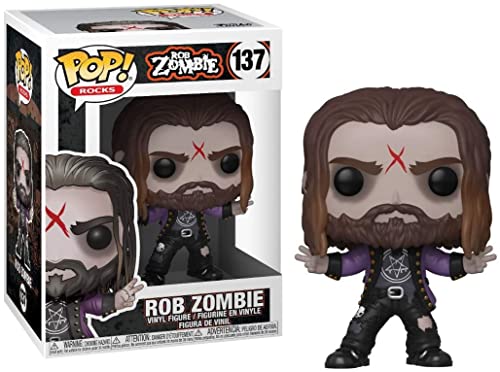 Funko Pop! Rocks Rob Zombie - Vinyl-Sammelfigur - Geschenkidee - Offizielle Handelswaren - Spielzeug Für Kinder und Erwachsene - Music Fans - Modellfigur Für Sammler und Display von Funko