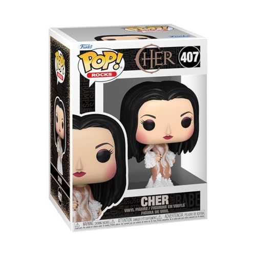 Funko Pop! Rocks: Cher - (Met Gala 1974) - Vinyl-Sammelfigur - Geschenkidee - Offizielle Handelswaren - Spielzeug Für Kinder und Erwachsene - Music Fans - Modellfigur Für Sammler und Display von Funko