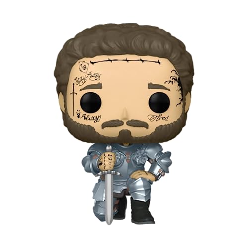 Funko Pop! Rocks: Knight Post Malone Collectible Toy - Vinyl-Sammelfigur - Geschenkidee - Offizielle Handelswaren - Spielzeug Für Kinder und Erwachsene - Music Fans - Modellfigur Für Sammler von Funko