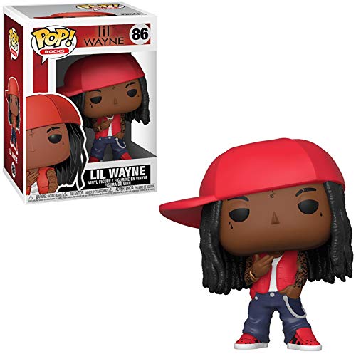 Funko Pop! Rocks: Lil Wayne - Vinyl-Sammelfigur - Geschenkidee - Offizielle Handelswaren - Spielzeug Für Kinder und Erwachsene - Music Fans - Modellfigur Für Sammler und Display von Funko