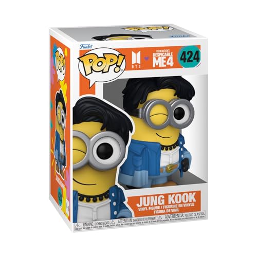 Funko Pop! Rocks: Minions X BTS - Jungkook - Jung Kook - BTS + Minions - Vinyl-Sammelfigur - Geschenkidee - Offizielle Handelswaren - Spielzeug Für Kinder und Erwachsene - Movies, Music Fans von Funko