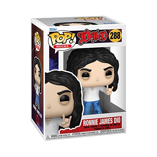 Funko Pop! Rocks: Ronnie James Dio - Vinyl-Sammelfigur - Geschenkidee - Offizielle Handelswaren - Spielzeug Für Kinder und Erwachsene - Music Fans - Modellfigur Für Sammler und Display Funko Pop! Rocks: Ronnie James Dio - Vinyl-Sammelfigur - Geschenkidee - Offizielle Handelswaren - Spielzeug Für Kinder und Erwachsene - Music Fans - Modellfigur Für Sammler und Display von Funko