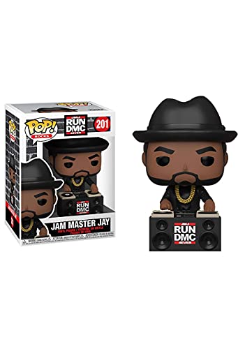 Funko Pop! Rocks: Run-DMC-Jam Master Jay - Jason Mizell - Run DMC - Vinyl-Sammelfigur - Geschenkidee - Offizielle Handelswaren - Spielzeug Für Kinder und Erwachsene - Music Fans von Funko