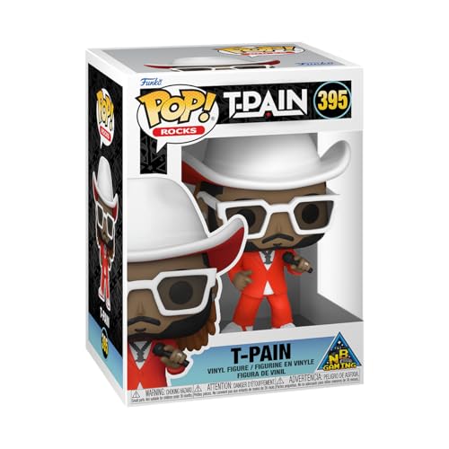 Funko Pop! Rocks: T-Pain - Vinyl-Sammelfigur - Geschenkidee - Offizielle Handelswaren - Spielzeug Für Kinder und Erwachsene - Music Fans - Modellfigur Für Sammler und Display von Funko