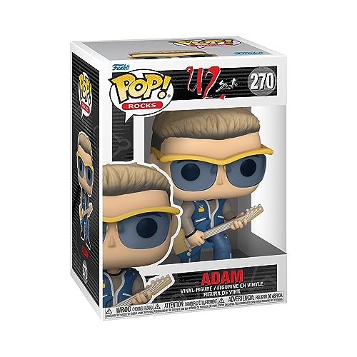 Funko Pop! Rocks: U2 - ZooTV - Adam Clayton - Vinyl-Sammelfigur - Geschenkidee - Offizielle Handelswaren - Spielzeug Für Kinder und Erwachsene - Music Fans - Modellfigur Für Sammler und Display von Funko