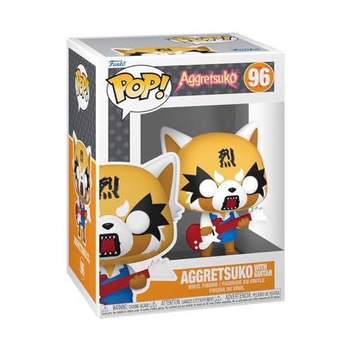 Funko Pop! Sanrio: Aggretsuko - mit Guitar - Vinyl-Sammelfigur - Geschenkidee - Offizielle Handelswaren - Spielzeug Für Kinder und Erwachsene - Anime Fans - Modellfigur Für Sammler und Display von Funko